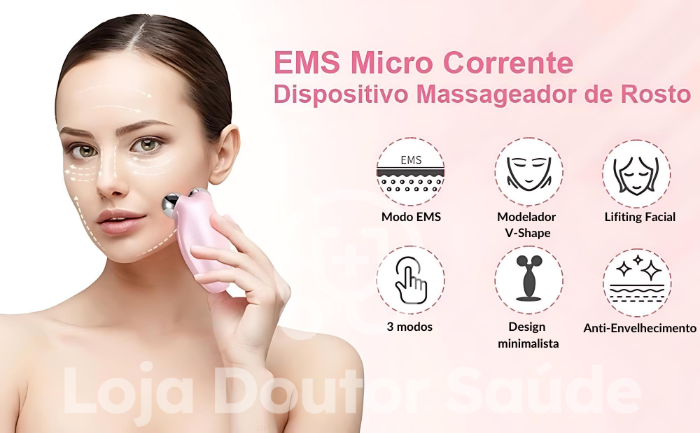 Massageador De Rosto Facelift - Loja Doutor Saúde 